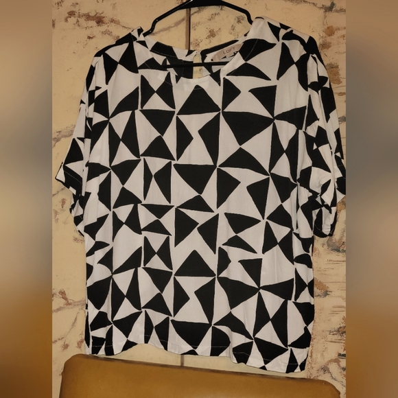 LOFT Geometric Top L - Picture 1 of 3